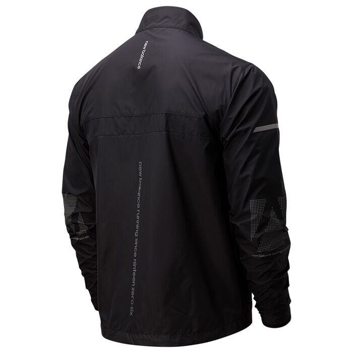 New balance running velocity jacket in black best sale